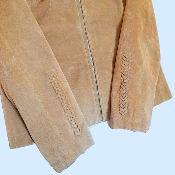 St Johns Bay * Washable Suede * Small * Full Zipper * Braid Detail * 2 Pockets * - Picture 8 of 10